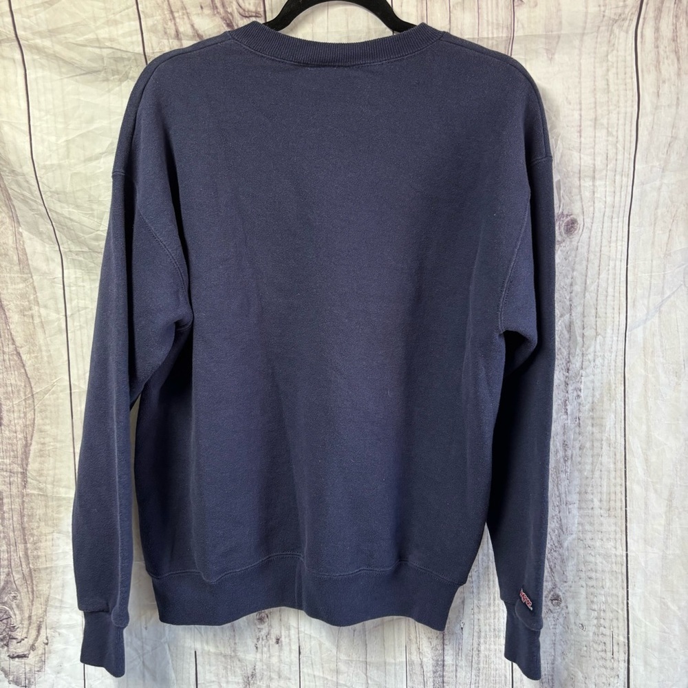 Vintage 90s Jansport Navy Blue Georgia State Mom Sweatshirt Long sleeve M - Picture 7 of 7